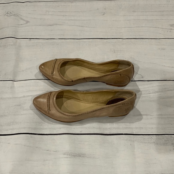 FRYE Pointed Toe Ballet Flats - Sz6 - Picture 2 of 5